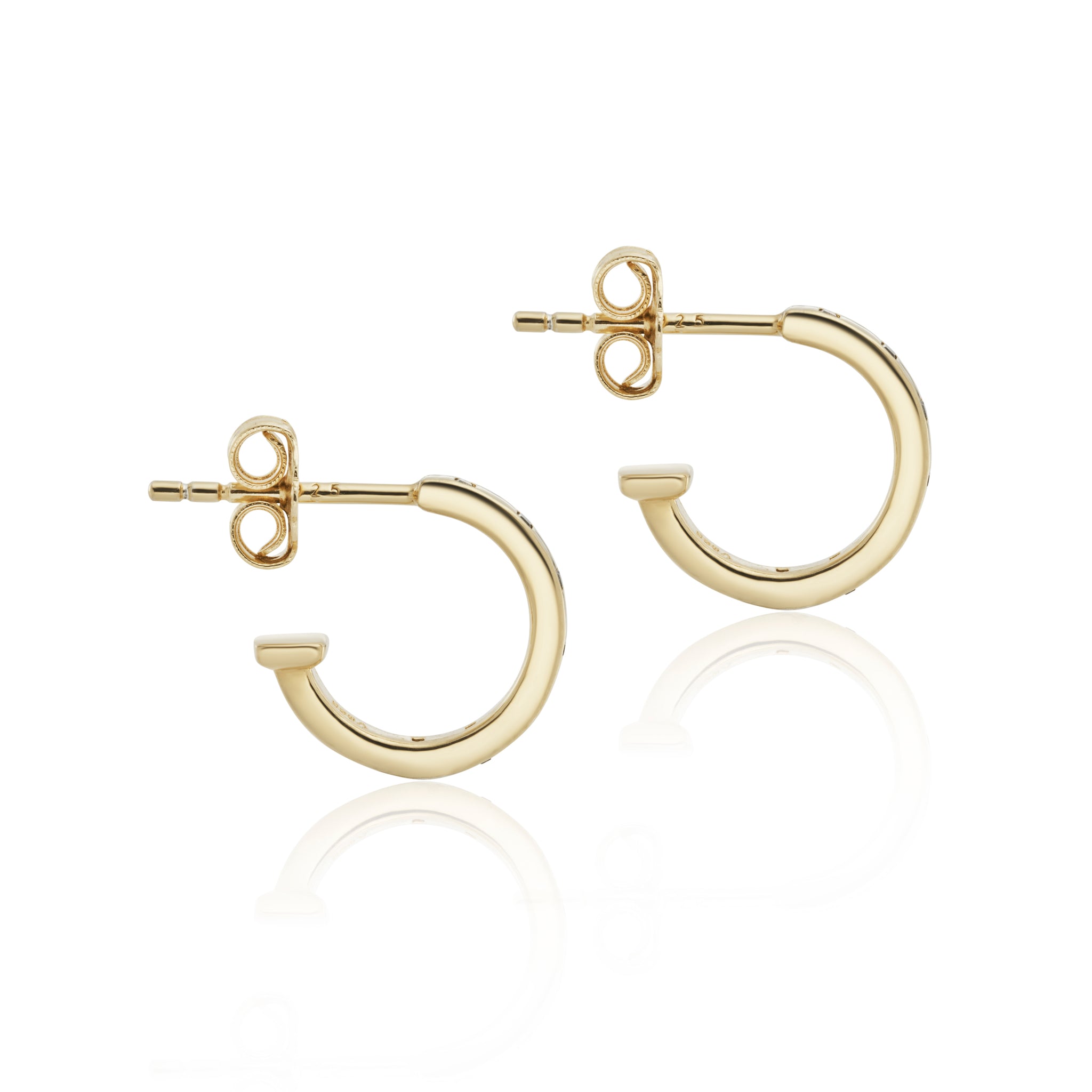 Baguette Cut Hoops