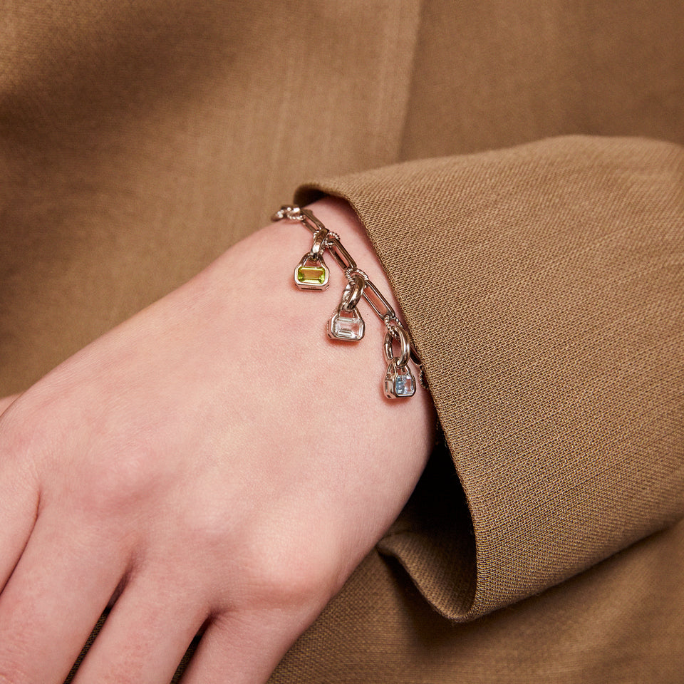 Twisted Link Vintage Chain Bracelet