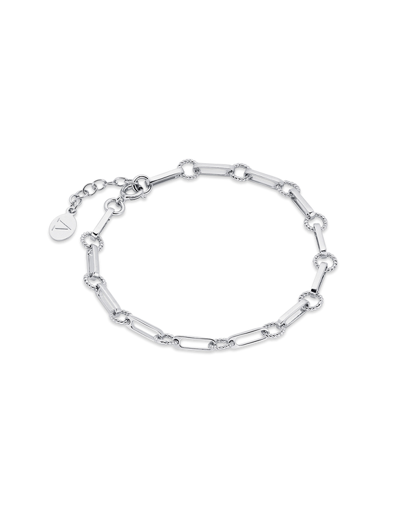 Twisted Link Vintage Chain Bracelet