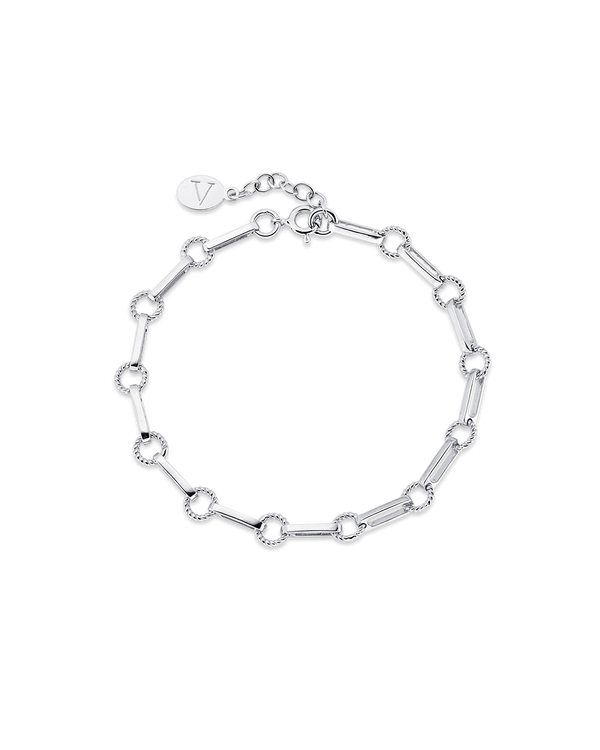 Twisted Link Vintage Chain Bracelet