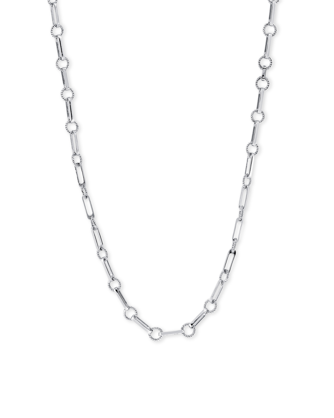 Twisted Link Vintage Chain Necklace