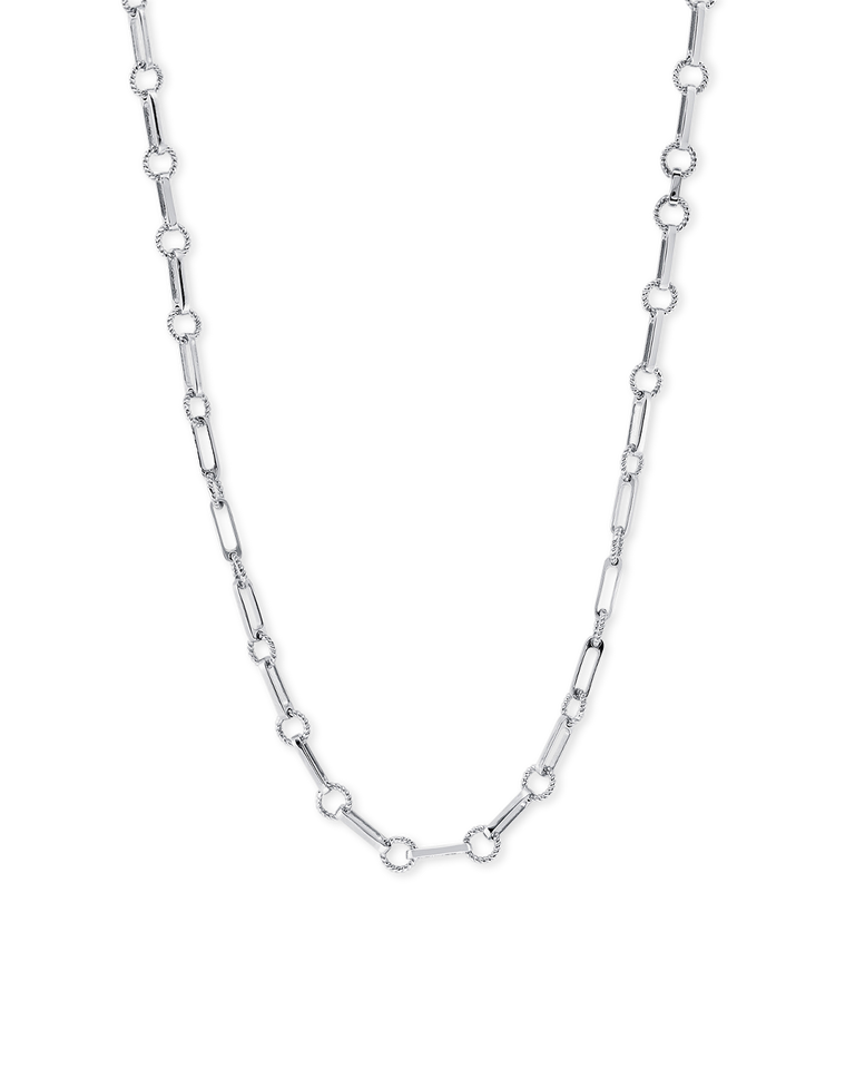 Twisted Link Vintage Chain Necklace
