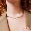 Twisted Link Vintage Chain Necklace