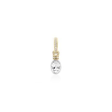 Oval Cut Charm