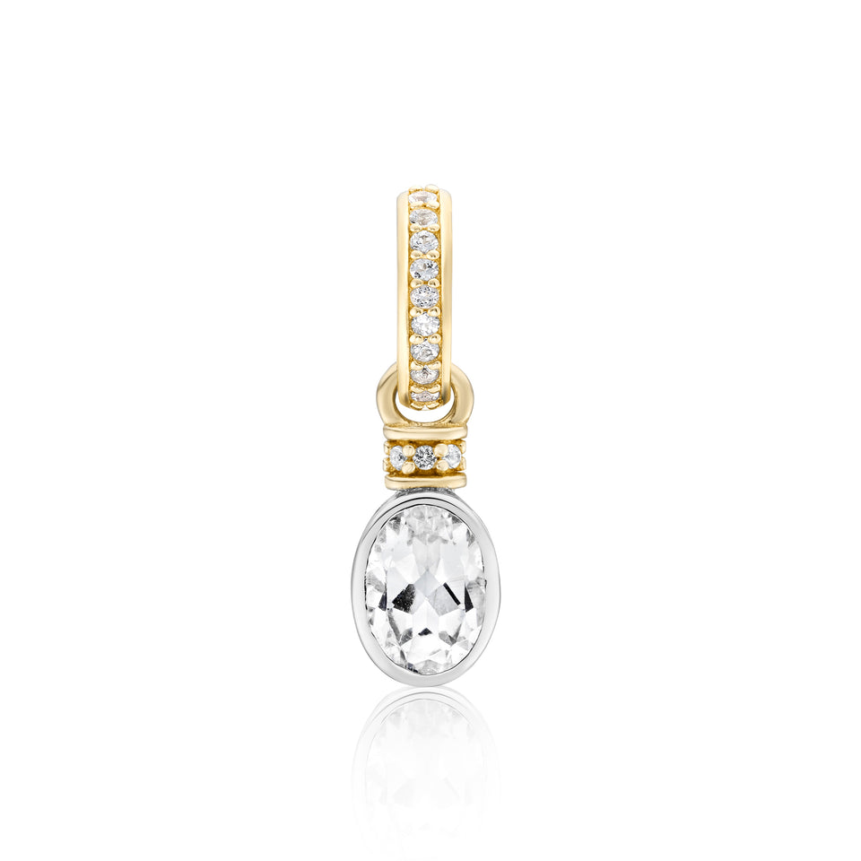Oval Cut Charm