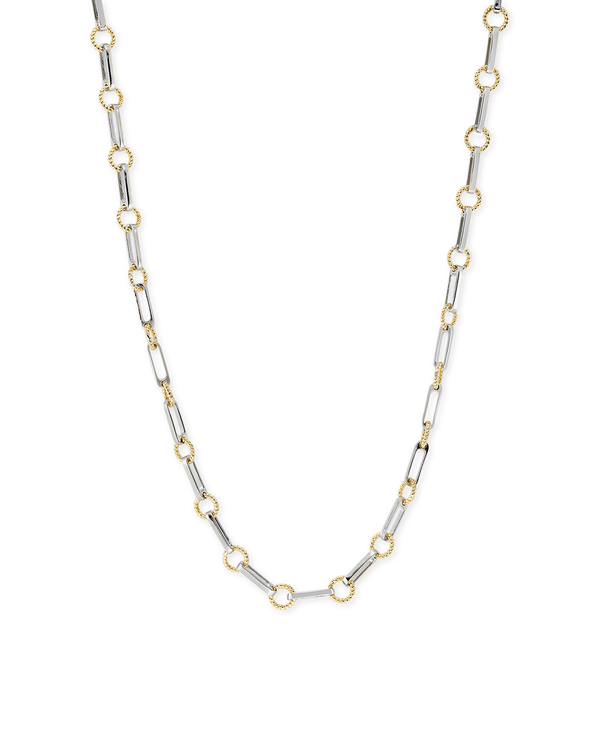 Twisted Link Vintage Chain Necklace