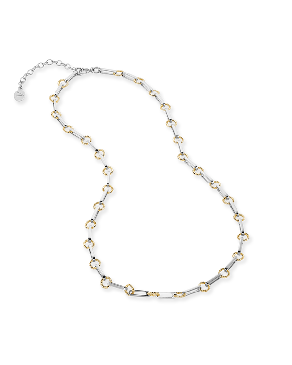 Twisted Link Vintage Chain Necklace
