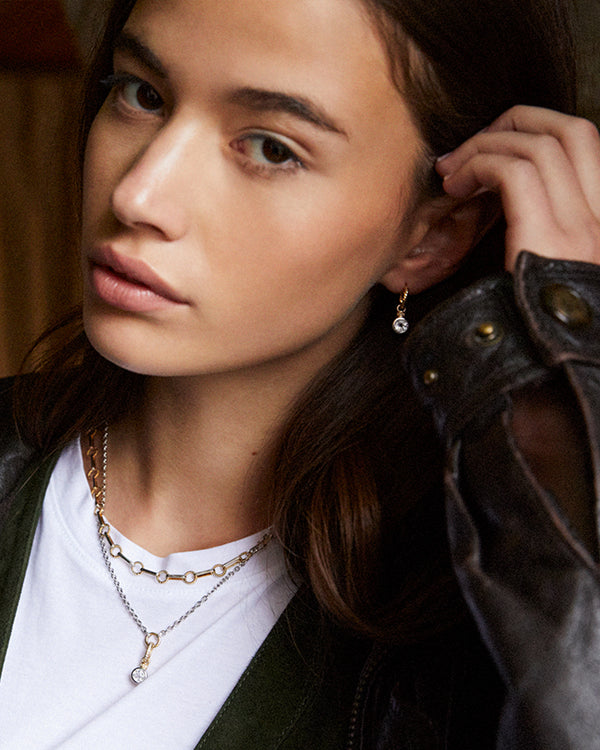 Twisted Link Vintage Chain Necklace