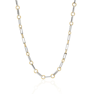 Twisted Link Vintage Chain Necklace