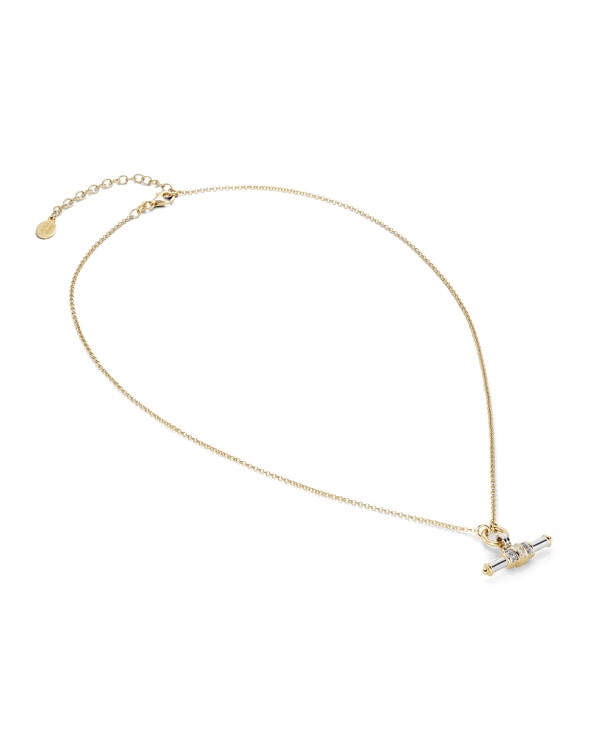 Liberty Exclusive Mixed Metal T-Bar Necklace