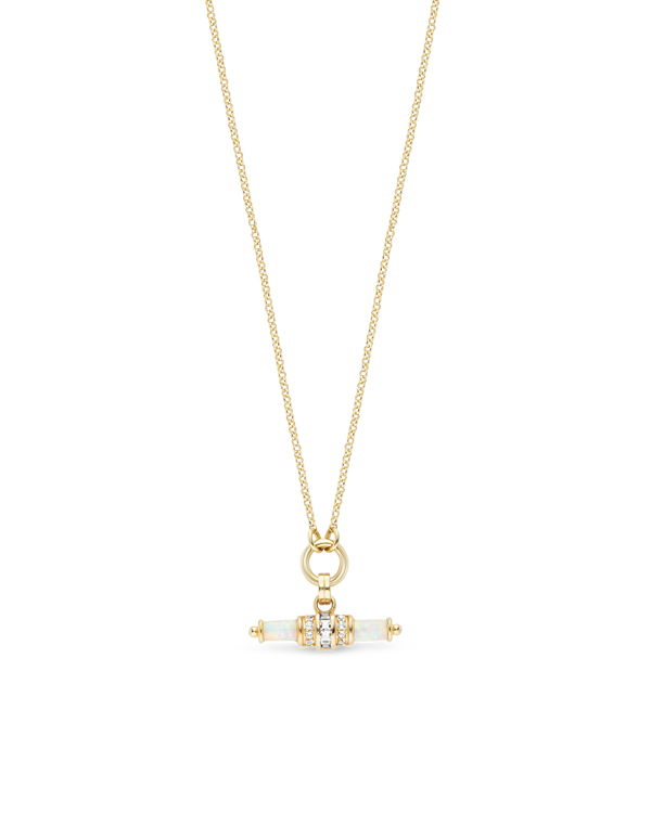 Liberty Exclusive Synthetic Opal T-Bar Necklace