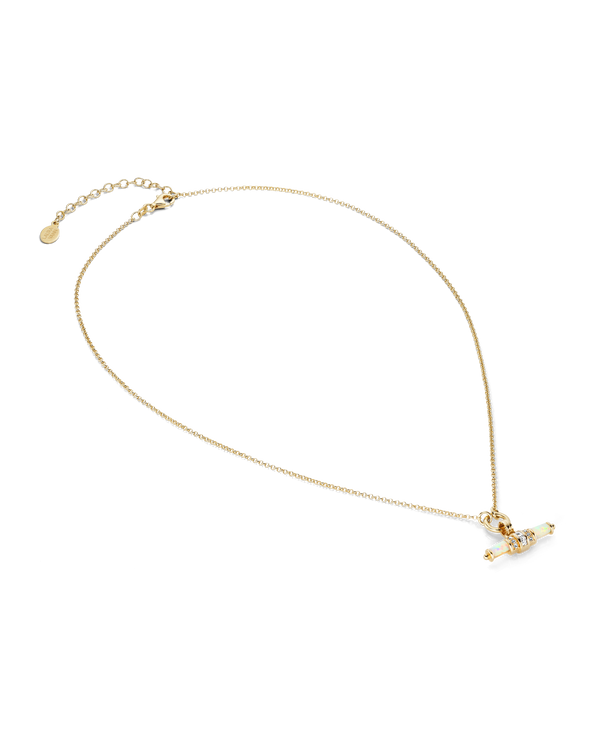 Liberty Exclusive Synthetic Opal T-Bar Necklace