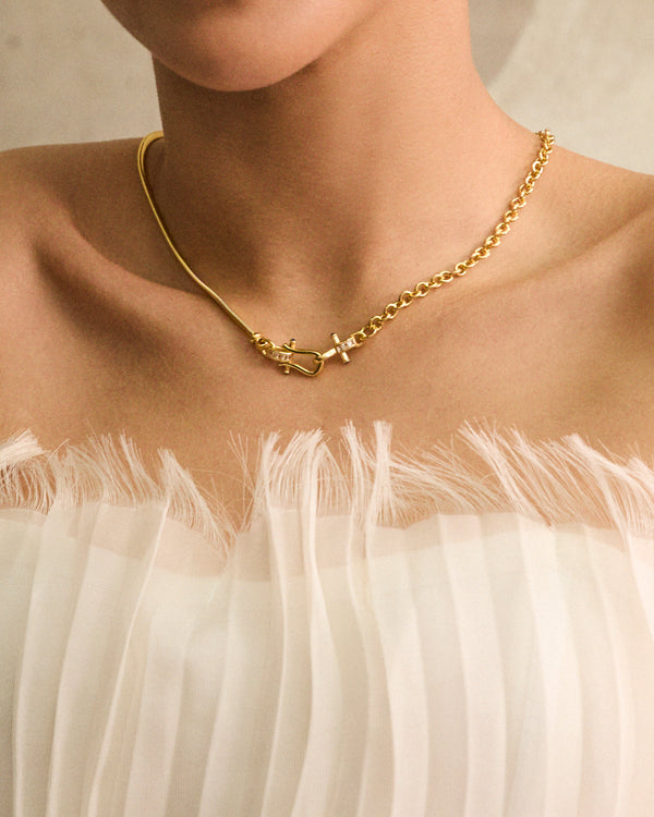 Agatha White Topaz Necklace