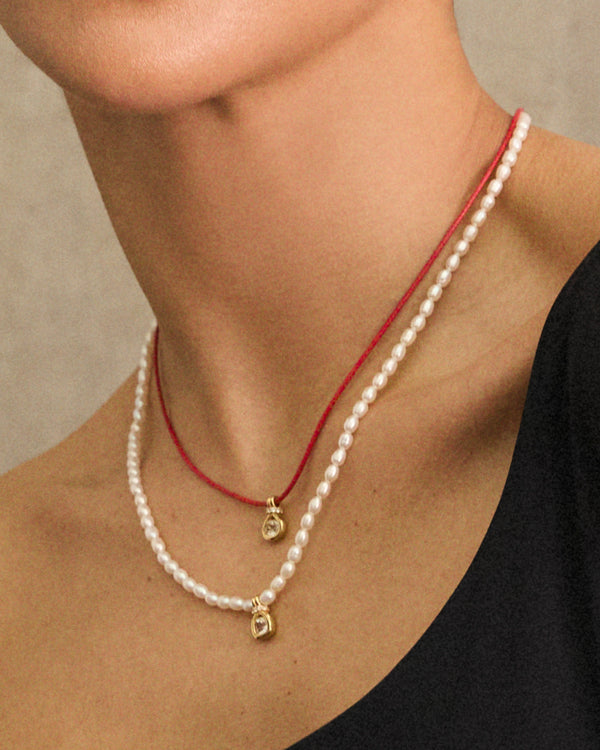 Felicity White Topaz Necklace