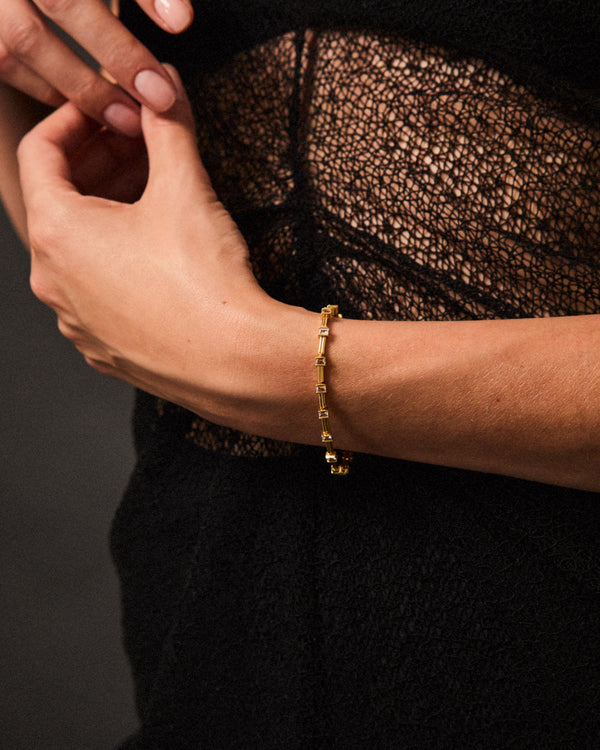 Grid Gold Bracelet