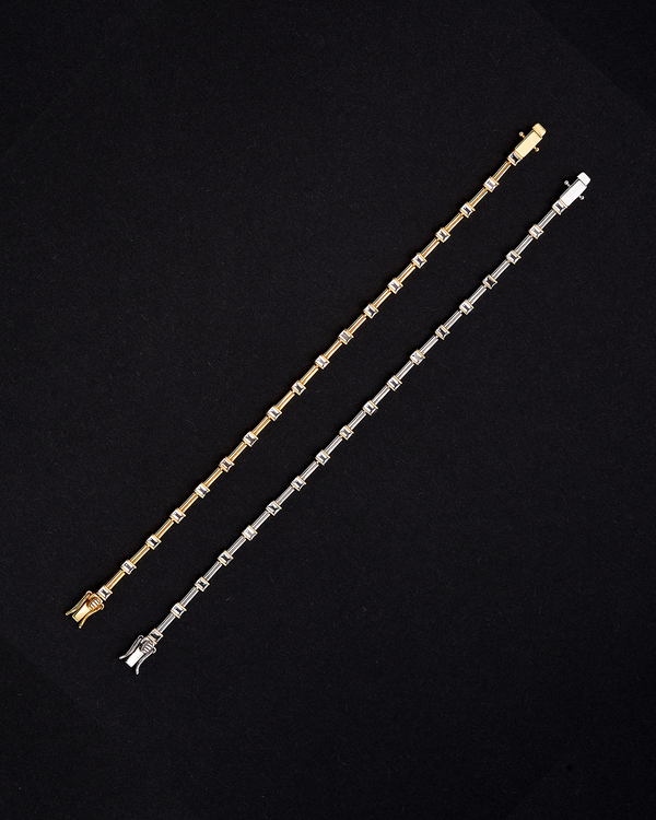 Grid Gold Bracelet
