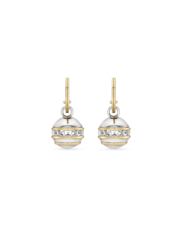 House Lights Charm Hoop Earrings