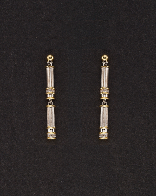 Pillar Drop Earrings