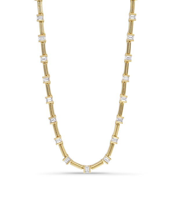 Grid Gold Necklace