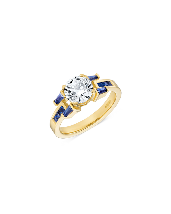 Signature Brilliant Cut Buckle Ring