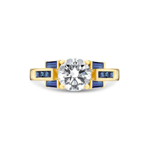 Signature Brilliant Cut Buckle Ring