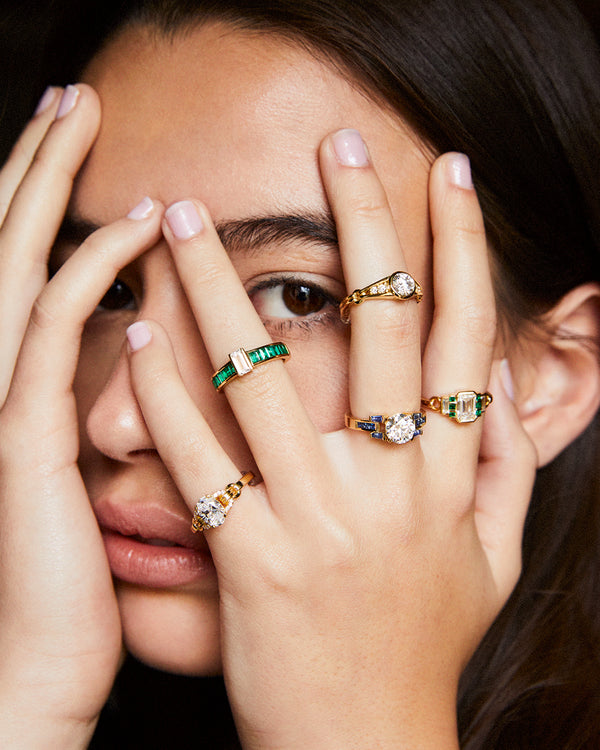 Signature Oval Cut Buckle Ring