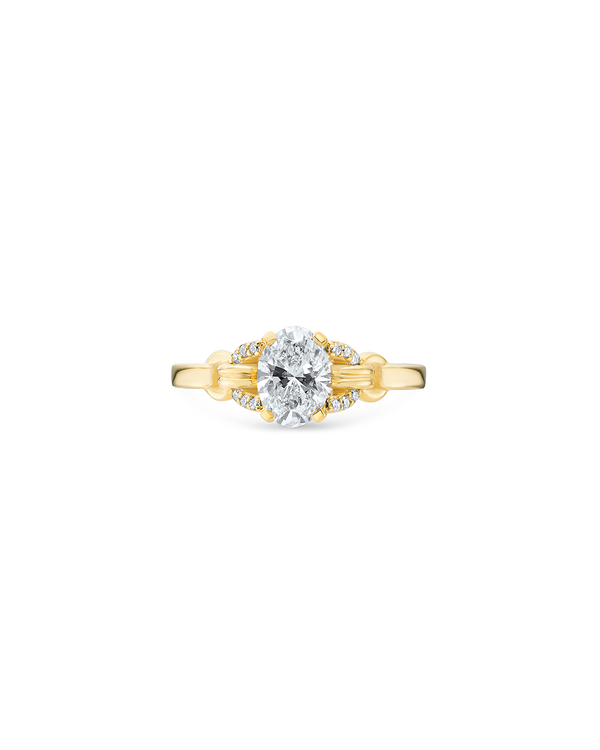 Signature Oval Cut Buckle Ring