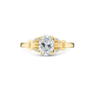 Signature Oval Cut Buckle Ring
