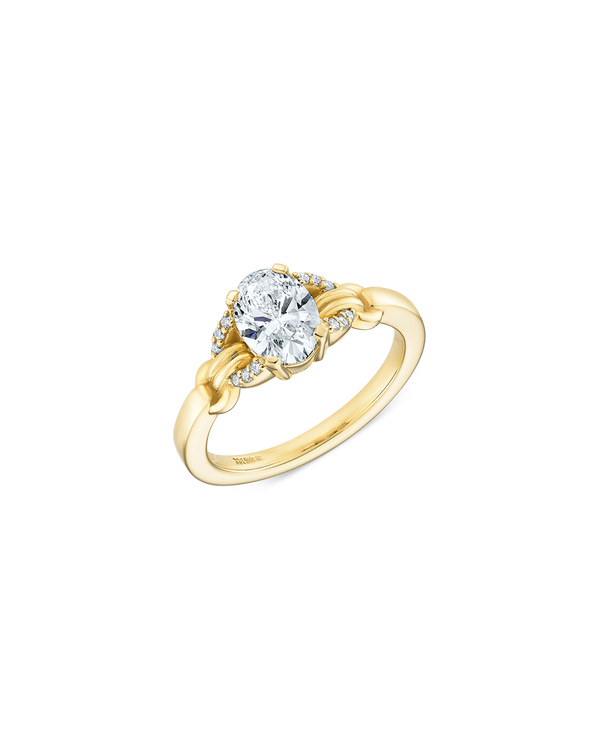 Signature Oval Cut Buckle Ring