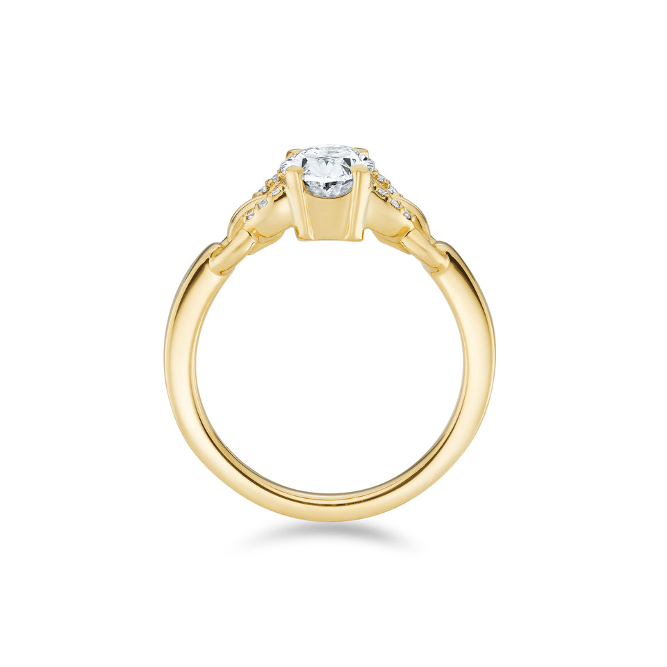 Signature Oval Cut Buckle Ring