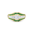 Cascading Modern Halo Ring