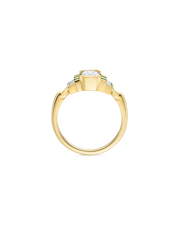 Signature Emerald Cut Geometric Ring
