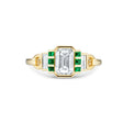 Signature Emerald Cut Geometric Ring