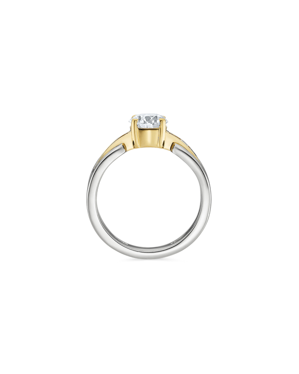 Brilliant Cut Split Band Ring