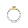 Brilliant Cut Split Band Ring