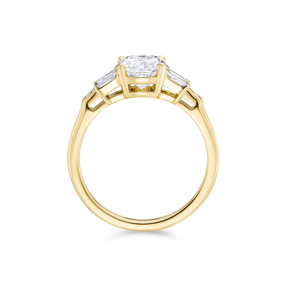 Signature Cushion Cut Buckle Ring