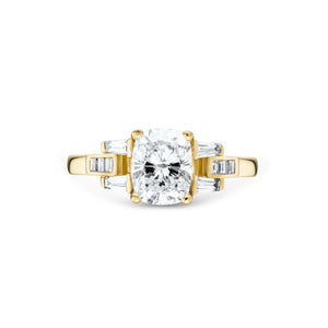 Signature Cushion Cut Buckle Ring