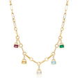 Twisted Link Vintage Charm Necklace