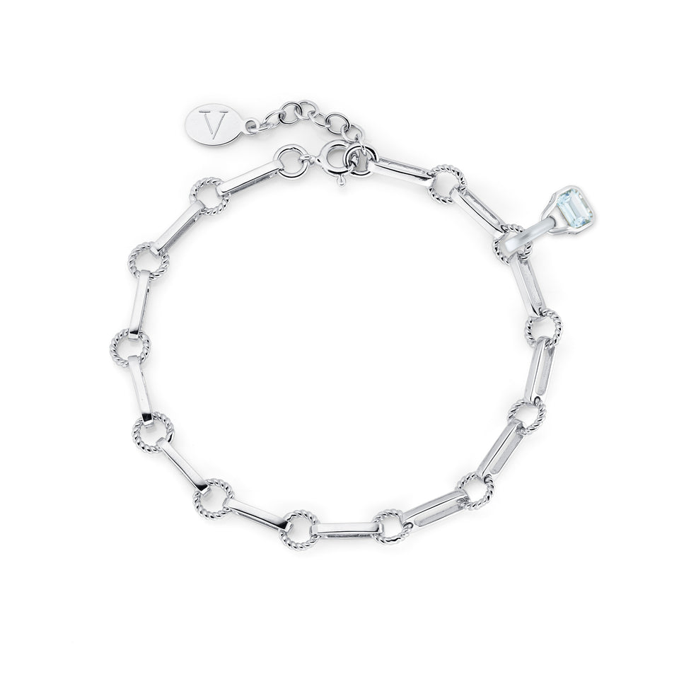 Twisted Link Vintage Chain Bracelet