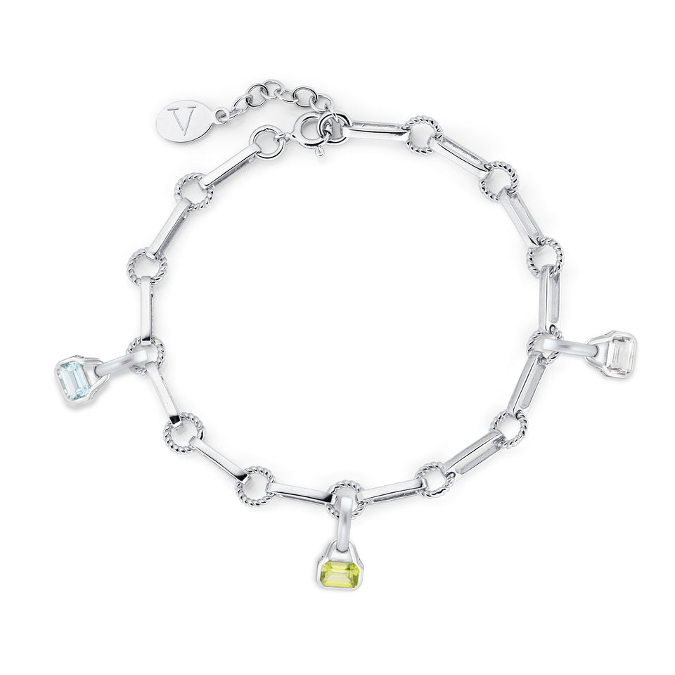 Twisted Link Vintage Chain Bracelet