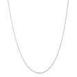 Rhodium plated Twisted Rope chain