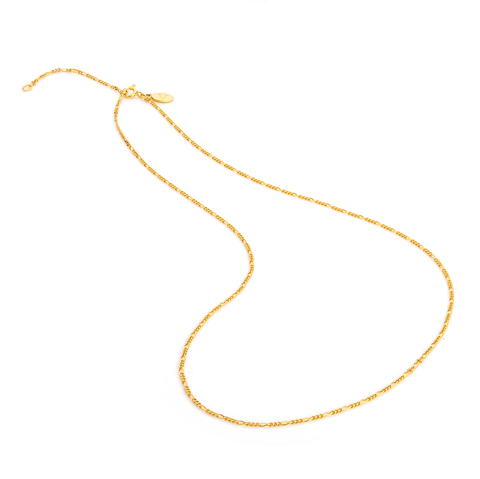 18ct. Gold plated Figaro chain