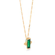 Audrey Necklace on Figaro Chain