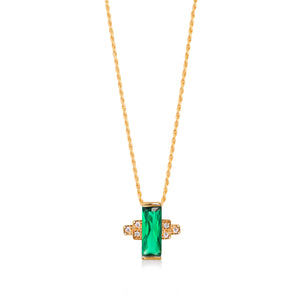 Audrey Necklace on Rope Chain