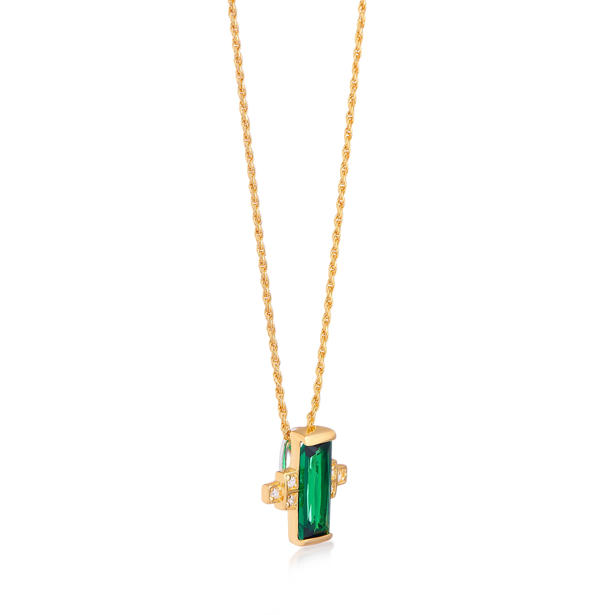 Audrey Necklace on Rope Chain