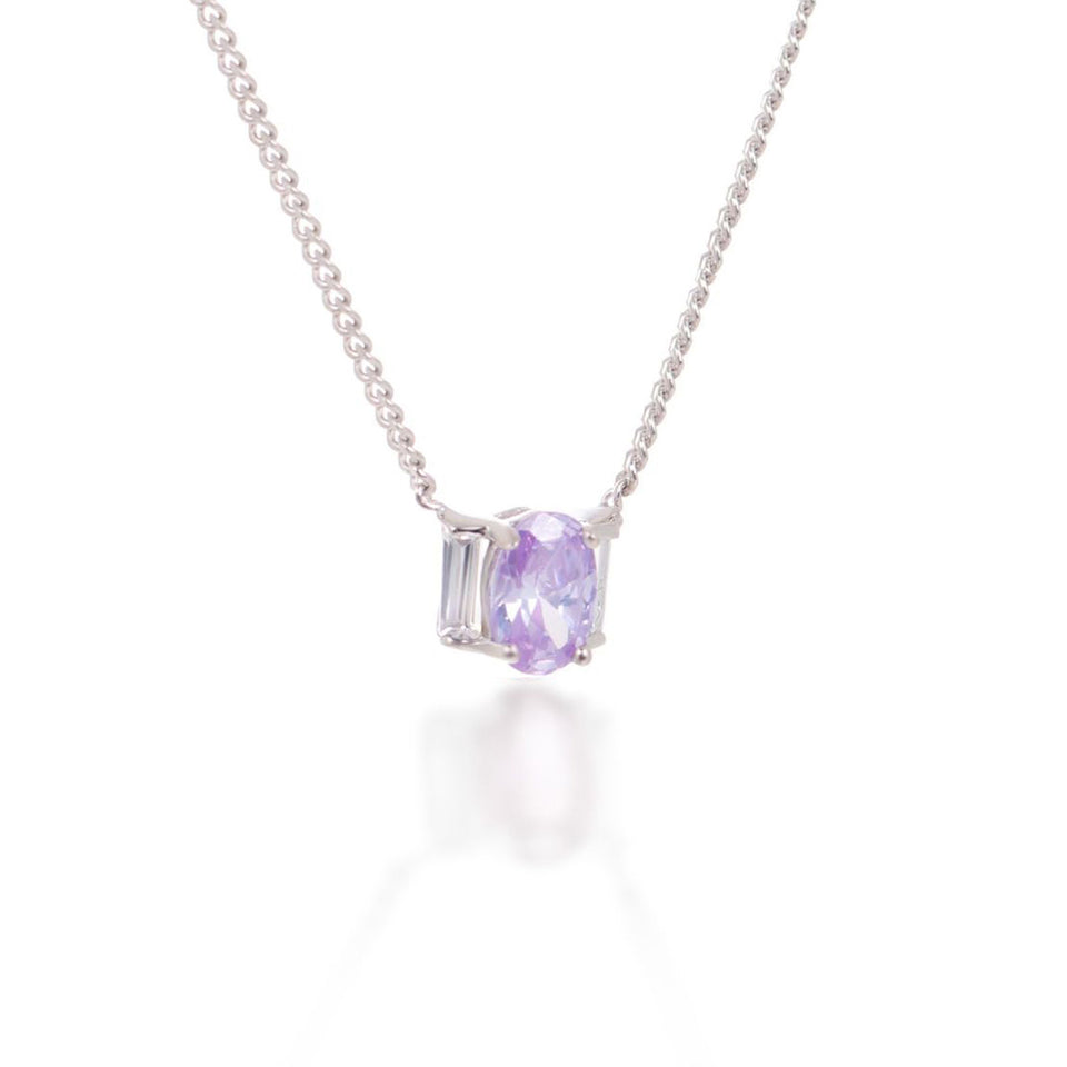 Joan Lavender Choker Necklace