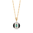 Daphne Necklace on Figaro Chain
