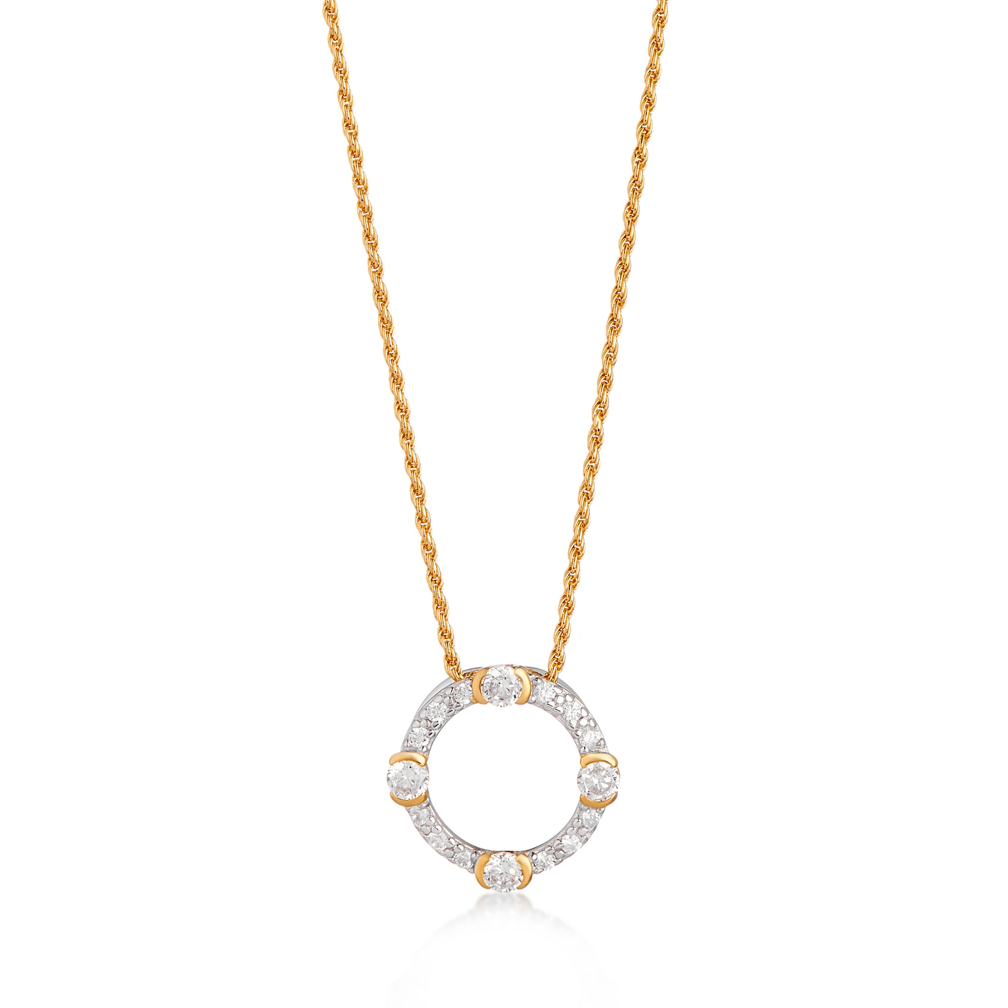 Luna Necklace on Rope Chain