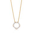 Luna Necklace on Rope Chain
