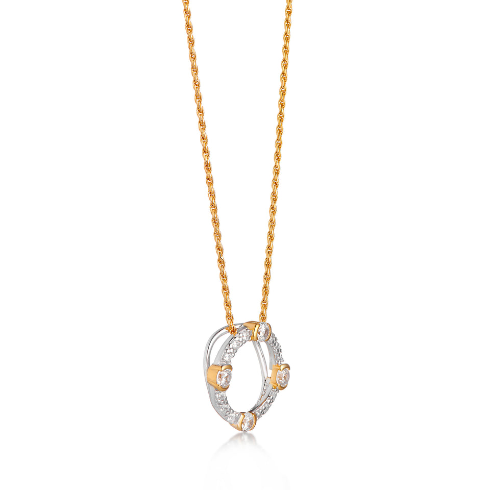 Luna Necklace on Rope Chain
